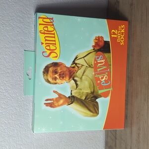 Seinfeld 12 Days of Socks Size 6-12 New In Box